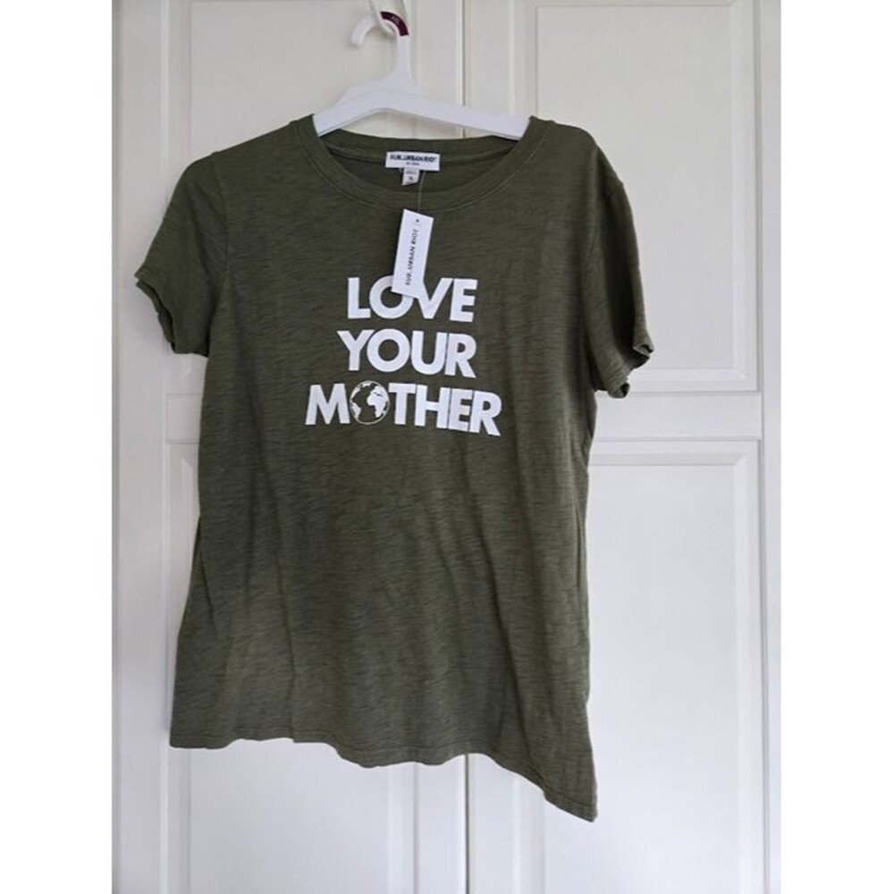 Sub Urban Riot Love your Mother T-Shirt - Green - Womens SMALL - NEW - Picture 2 of 4